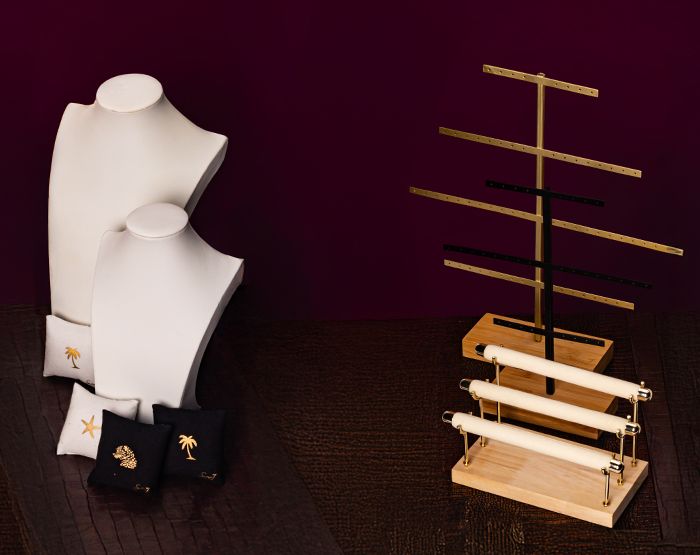 sieradendisplays en verpakking